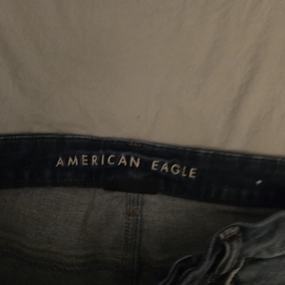 Distressed Blue Jeans - Picture 2 of 5